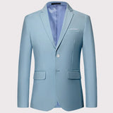 Riolio Mens Stylish Colorful Slim Fit Casual Blazer Jacket Green Purple Black Yellow Wedding Prom Formal Suit Coats For Men
