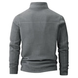 Riolio  Autumn Winter Men's Polartec Fleece Jackets Fashion Men Half- Zipper Pullover Coats Men Soft Shell Warm Sweatshirt Clothing 8XL