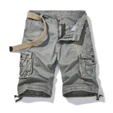 Riolio Shorts Male Slim Workout Shorts Lightweight Outdoor Mens Casual Hiking Cargo Fishing Short Pants Summer Quick Drying Work Shorts