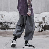 Riolio Spring Men Loose Harem Pants Japanese Wide Leg Pants High Quality Casual Brand Sweatpants Ankle-banded Hip Hop Drawstring Pants