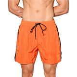 Riolio  Mens Quick-Drying Zipper Casual Swimming Trunks Streetwear Fashion Breathable Personality Beach Shorts Men'S Clothing New
