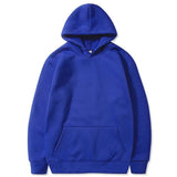 Riolio Men's and Women's Solid Color Pocket Hoodies Sports Fitness Sweatshirts Fashionable Casual Pullovers Multi Color