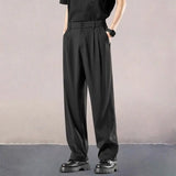 Riolio  Draped and Casual New Loose Iron-free Draped Straight Suit Trousers
