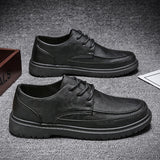 Riolio  Men's Classic Formal Dress Lace Wedding Business Shoe Casual Shoes Breathable Fashion Sports Shoes Le Fu Shoes