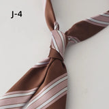 Riolio  New Arrival 8CM Navy Striped Neck Ties For Men Adult Luxury Vintage White Floral Block Neckties Wedding Casual Shirt Cravat