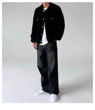 Riolio  New Japanese Fashion Men Cardigan Jackets Light Luxury Knitted Button-down Long Sleeve Sweater Coat Premium Solid Color Knitwear