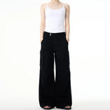 Riolio  Mens Pants Cargo Multi-Pocket Casual Pants Autumn Streetwear Fashion Daily Micro-Flared Wide-Leg Pants Men'S Clothing New