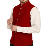 Riolio  Men Vest Silver Herringbone Solid Color Waistcoat For Wedding Business Banquet Work Formal Daily Casual Men Suit Vest