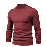 New Winter Turtleneck Thick Mens Sweaters Casual Turtle Neck Solid Color Quality Warm Slim Turtleneck Sweaters Pullover Men