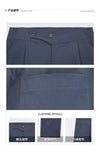 Riolio Men's Shirt Pants Set High-end Shirt Suit Trendy Spring Handsome Long-sleeved Top Loose Straight Trousers Two-piece Set