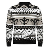 Riolio  Autumn Winter Men's Warm Sweaters Fashion Men O-Neck Thicken Knitting Cashmere Pullover Men Classic Business Sweaters Clothing