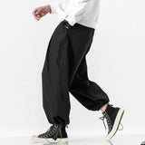 Riolio Spring Men Loose Harem Pants Japanese Wide Leg Pants High Quality Casual Brand Sweatpants Ankle-banded Hip Hop Drawstring Pants