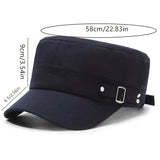 2pcs Unisex Flat-brim Sun Hats Men and Women for Outdoor Sports, Travel, and Casual Wear