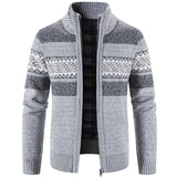 Riolio Knitted Cardigan For Men in Autumn and Winter Korean Sweater Stand Collar Joker Casual Coat Autumn Men's Coat