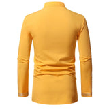 Riolio Men African Clothes Dashiki Print Shirt Fashion Brand African Men Business Casual Pullovers Work Office Shirts Male Clothing