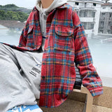 Riolio - Wool Plaid Shirt Jacket - chill guy 90s fashion mens fashion