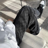 Riolio - Y2K Checkered Elasticated Sweatpants - chill guy 90s fashion mens fashion