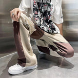 Riolio - Y2K Patchwork Pants - chill guy 90s fashion mens fashion