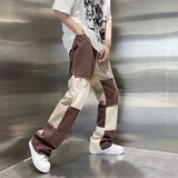 Riolio - Y2K Patchwork Pants - chill guy 90s fashion mens fashion