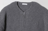 Riolio - KNITTED ROUND-NECK CARDIGAN SWEATER - chill guy 90s fashion mens fashion