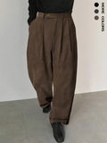 Riolio [Retro Chic Corduroy Pants] Retro Chic Corduroy Trousers - Men's Fashion Loose-Fit Casual Pants - Machine Washable, All-Season Wear, Multiple Colors Available