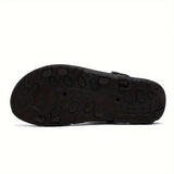 Riolio [Large Dual-purpose Outdoor Slipper] Men's Large Size Dual-purpose Outdoor Slipper for Couples, Outdoor Sports, Non-slip Soft Bottom Driving Shoes, Beach Open-toe Slippers