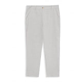 Riolio Men's Linen Pants Trousers Summer Pants Button Front Pocket Straight Leg Plain Comfort Breathable Casual Daily Holiday Linen Cotton Blend Fashion Basic Black White