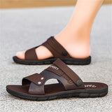 Riolio [Large Dual-purpose Outdoor Slipper] Men's Large Size Dual-purpose Outdoor Slipper for Couples, Outdoor Sports, Non-slip Soft Bottom Driving Shoes, Beach Open-toe Slippers