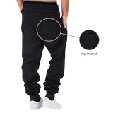 Riolio Men's Sweatpants Joggers Drawstring Solid Colored Breathable Soft Weekend Streetwear Simple Casual / Sporty Slim Dark Grey Black Micro-elastic