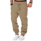 Riolio Men's Sweatpants Joggers Drawstring Solid Colored Breathable Soft Weekend Streetwear Simple Casual / Sporty Slim Dark Grey Black Micro-elastic