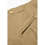 Riolio Men's Linen Pants Trousers Summer Pants Tapered Carrot Pants Beach Pants Front Pocket Pleats Plain Comfort Breathable Casual Daily Holiday