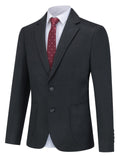 Riolio Men's Formal Two Button Suit Jacket For Fall Winter Business Banquet