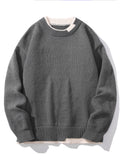 Riolio 2 Piece Men's Thermal Sweater - Warm And Comfortable Pullover For Winter