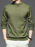 Riolio Men's Round Neck Pullover Knit Sweater Best Sellers