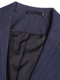 Riolio Elegant One Button Blazer, Men's Semi-formal Flap Pocket Suit Jacket For Banquet Business