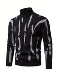 Riolio Trendy Men's Stretch Thermal Turtleneck Sweater - Stay Warm And Stylish All Winter