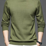 Riolio Men's Round Neck Pullover Knit Sweater Best Sellers