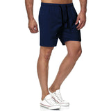 Riolio 45KG-85KG Newest Summer Casual Shorts Men's Fashion Thin Quick dry Cool Yellow Red White Beach Bermuda Shorts