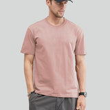 Riolio T-Shirts Men Summer High Quality Cotton Male Tshirt Casual Slim Short Female Tee Shirt Basic Plain Women Tops Oversize S-5XL 6XL