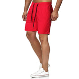 Riolio 45KG-85KG Newest Summer Casual Shorts Men's Fashion Thin Quick dry Cool Yellow Red White Beach Bermuda Shorts