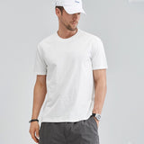 Riolio T-Shirts Men Summer High Quality Cotton Male Tshirt Casual Slim Short Female Tee Shirt Basic Plain Women Tops Oversize S-5XL 6XL