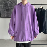 Fashion Brand Men's Hoodies Spring Autumn Hip Hop Streetwear Men Pullover Sweatshirts Hoodies Mens Solid Color Hoodie Male