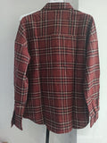Autumn New Vintage Plaid Shirts Men's Long Sleeve Korean Fashion Loose Blouse Casual Single Pocket Tops For Male
