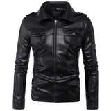 High-end brand men zipper leather jacket Wolverine casual PU leather locomotive coat Logan bomber jacket slim coat size 5XL