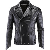 High-end brand men zipper leather jacket Wolverine casual PU leather locomotive coat Logan bomber jacket slim coat size 5XL