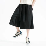 Riolio Harajuku Men Pants Summer Casual Solid Color Harem Pants Vintage Oversize Wide Leg Baggy Streetwear Loose Large Size