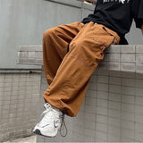 Riolio Vintage Baggy Cargo Pants Men Cotton Wide Leg Trousers Male Oversize Retro Loose Casual Japanese Streetwear Hip Hop