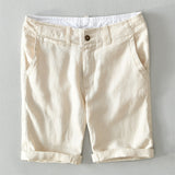 Riolio 100% Pure Linen Shorts Fpr Men Summer New Fashion Loose Beach Holiday Shorts Man Casual Shorts Plus Size Y2894