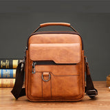 Riolio Men's Business Briefcase Vintage Shoulder Bag