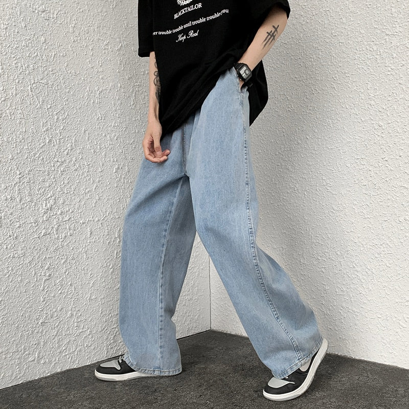 Japanese Street Hip-hop Baggy Loose Straight Wide Leg Cargo Pants Women  Chic L